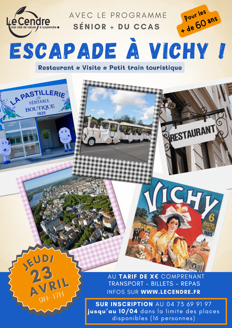 aff Sortie à Vichy